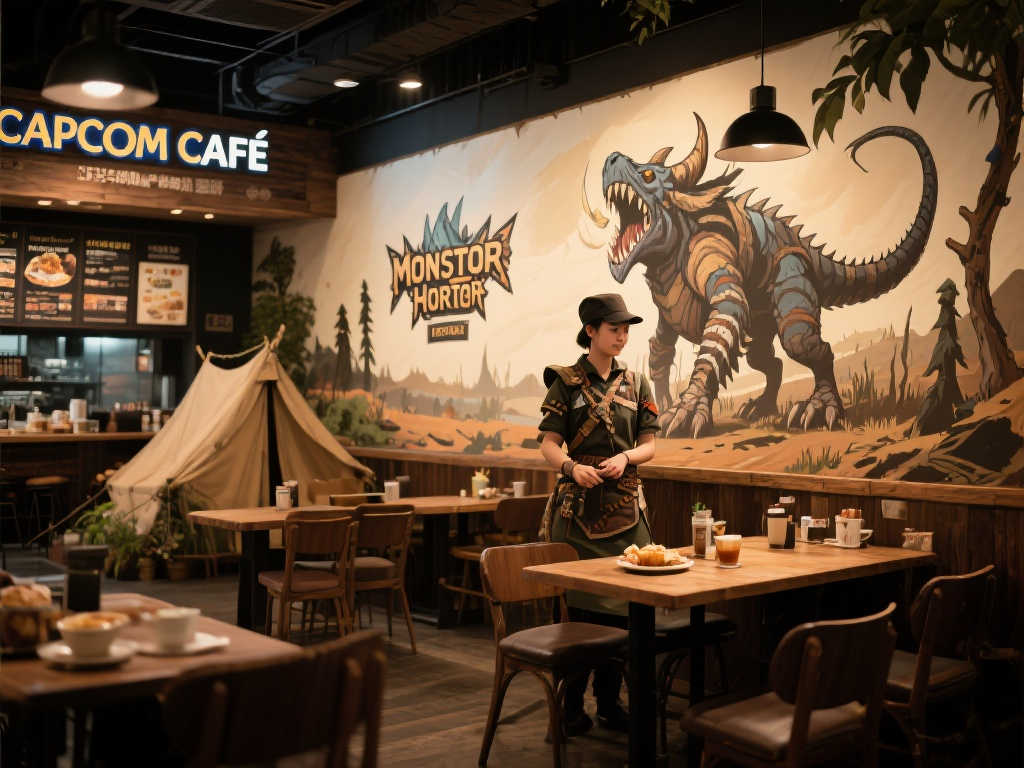 CAPCOM CAFE携手《怪物猎人 荒野》开启全新联名盛宴